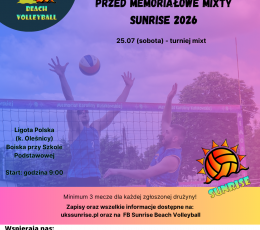 Przed-Memoriałowe Miksty Sunrise 2026